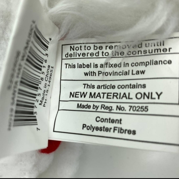 NWT Merry & Bright Pet Santa Hat with Attached Beard Dog Chistmas New - Picture 8 of 8